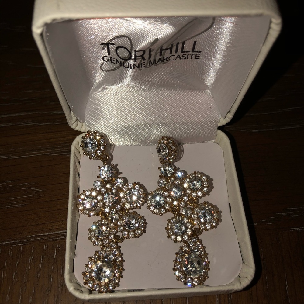Gold accent earrings